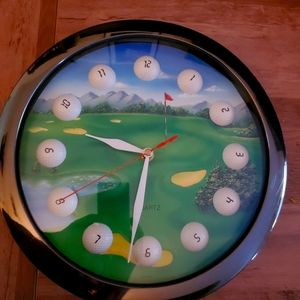 Golfer's Clock